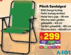 PİKNİK SANDALYESİ